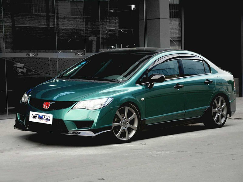 多了几分“春意”!本田八代思域改装案例