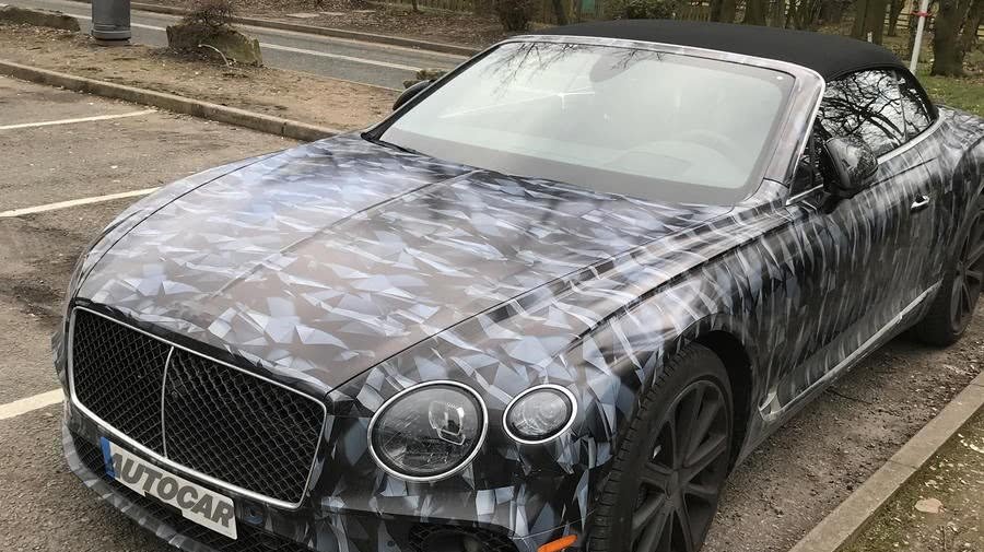 宾利欧陆GT敞篷版曝光，搭W12发动机3.7秒破百，堪称撩人神器！