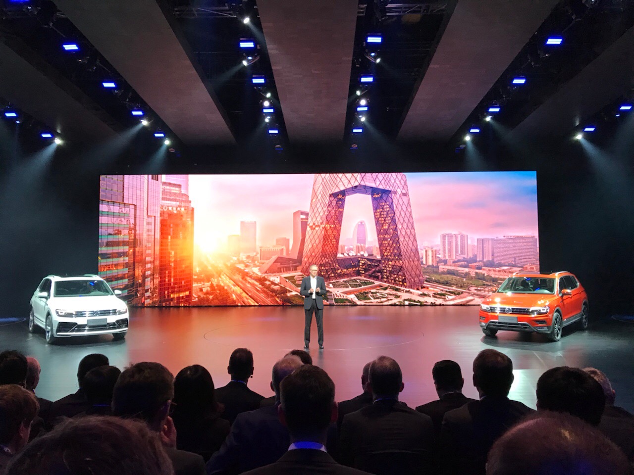 今天下午在北京东边的898创新天地参加大众汽