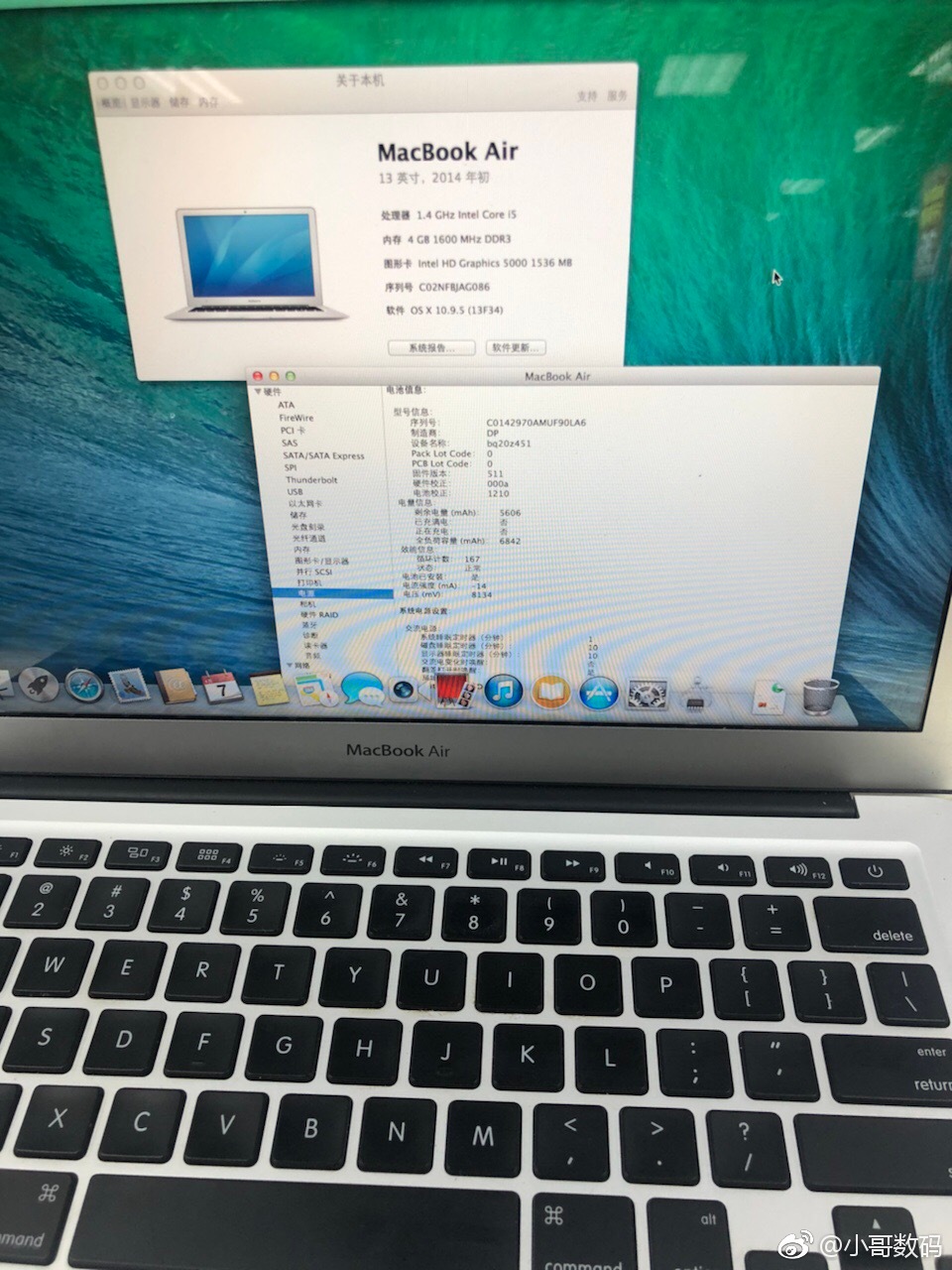 高配超薄款macbook air 761b,14款,配置:13