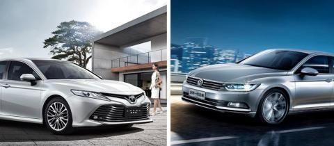 德日中级轿车之争，凯美瑞与迈腾谁优谁劣！