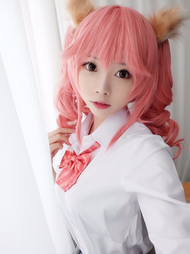 动漫cos:jk狐狸?那啥我们能交个朋友吗?