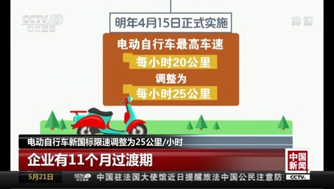 【新规!"疯狂"电动车限速新标准 你家的合规吗?