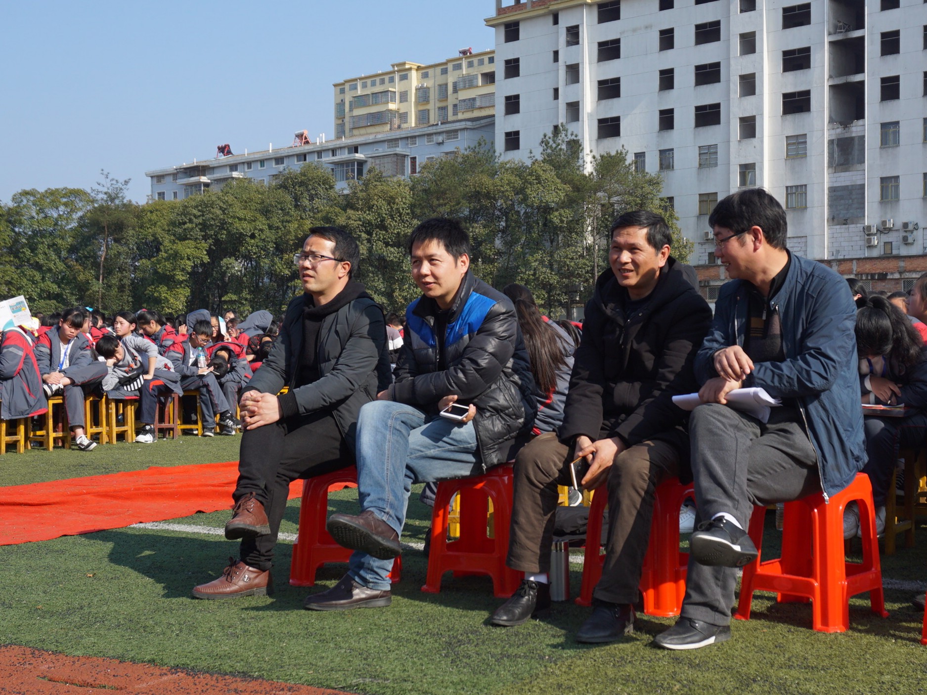 弋阳二中举行2018年春季开学典礼暨优秀系列