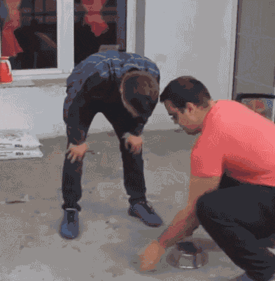 搞笑gif, 老司机起步有点快呀!