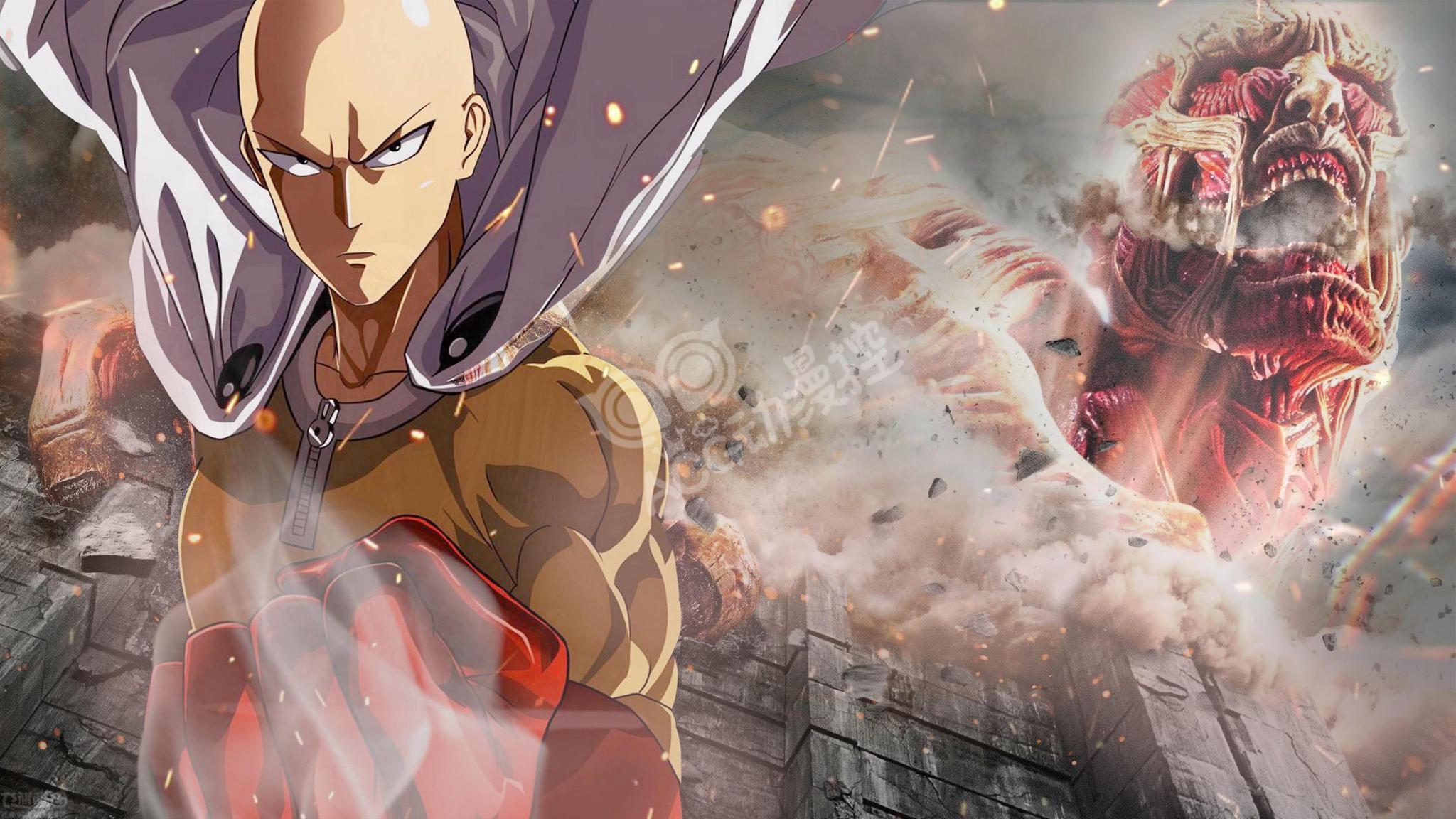 一拳超人打碎屏幕壁纸