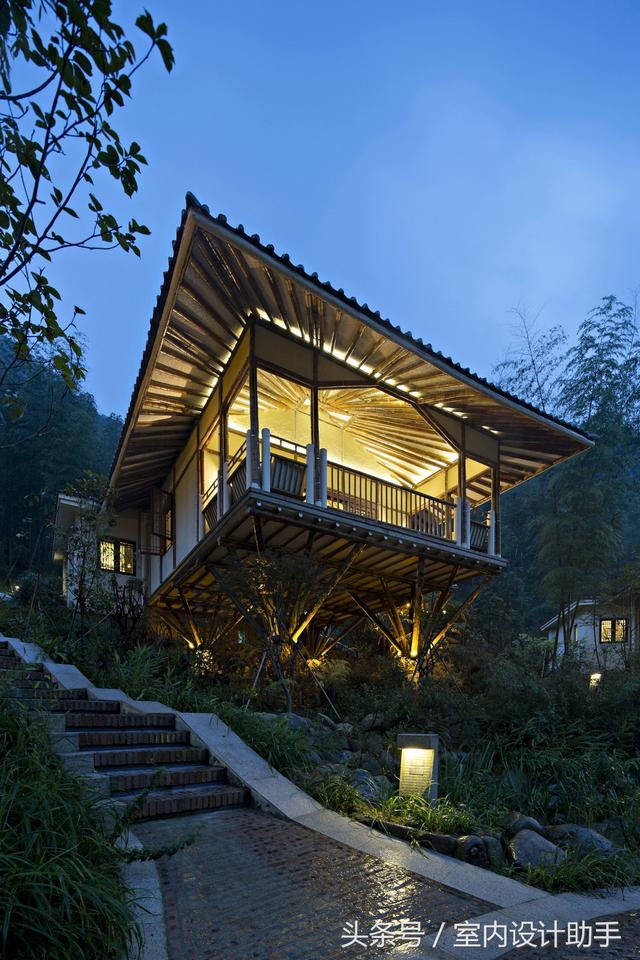竹林深处有人家,山居休闲度假别墅的设计很接地气!