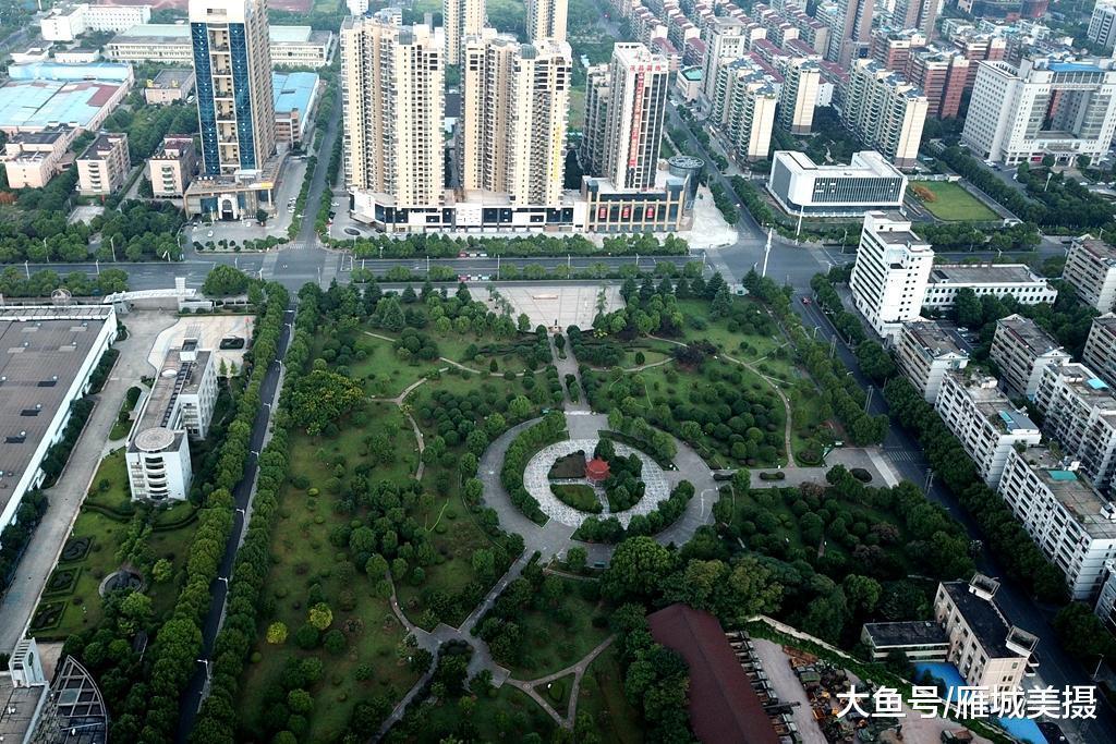 航拍衡阳市船山公园: 曲径通幽, 全市首条生态慢