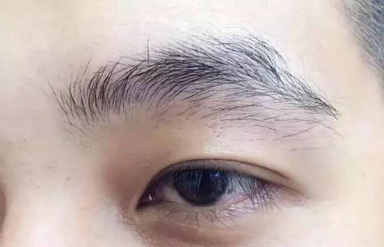 男士做半永久眉(附上前后对比照)