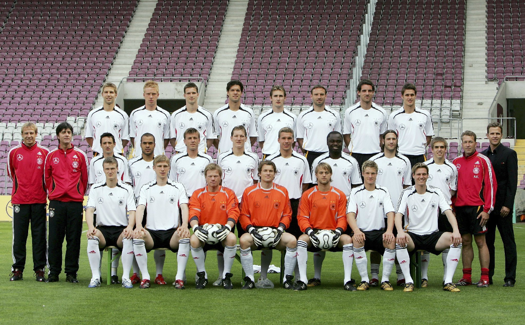 2002-2018年历届世界杯欧洲杯德国队全家福