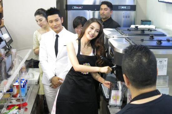 李晨开店一碗面30,杨颖开店一杯奶昔48,她的店