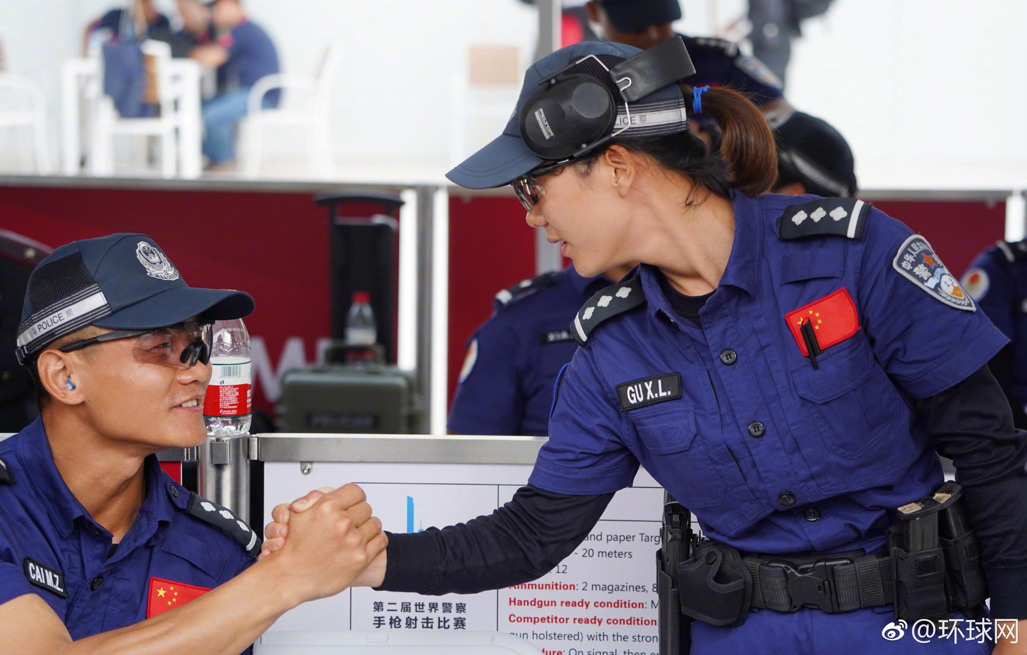 第二届世界警察手枪射击比赛开赛 警界射击高手角逐 枪王