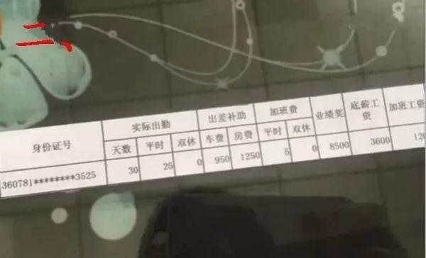 一名销售的工资条, 一个月工资比我3个月的都