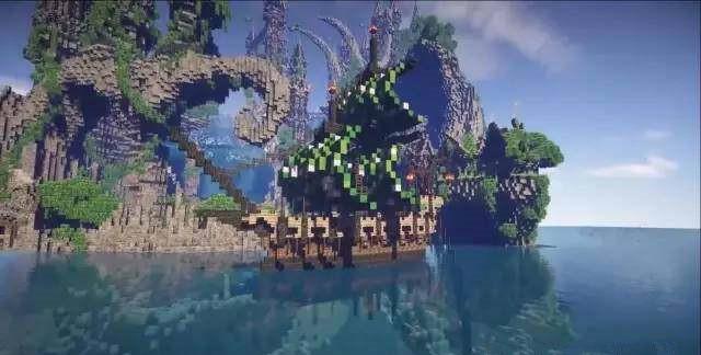 Minecraft 山间风景正好 可有山门宗派 或是隐士高人 山门 宗派 隐士 新浪新闻