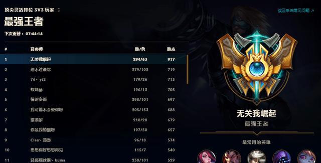 lol玩家苦练3年技术段位上不去,偶然一次发现,轻松上到王者段位