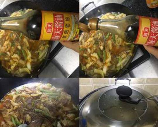 老公做大白菜炖粉条，两碗米饭不是事，比饭店都香，3分钟搞定！