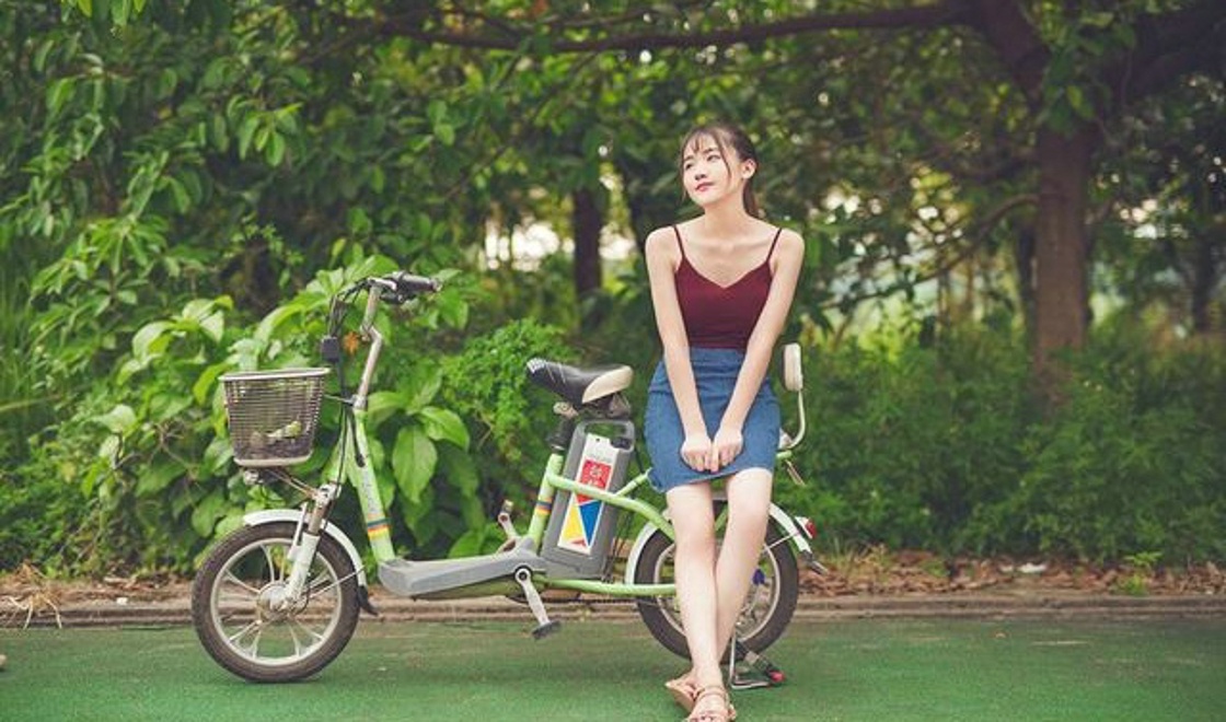 夏日清爽小清新单车女孩清纯俏皮可爱甜美写真集 @微相册 @微博摄影