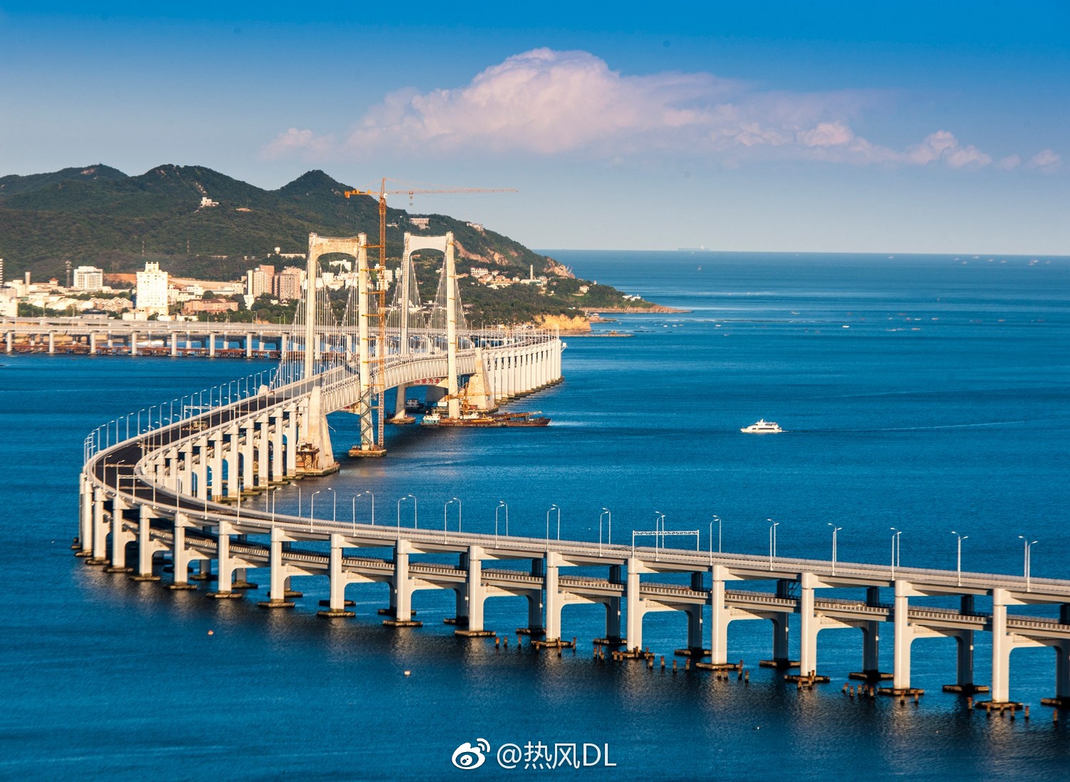 美丽的星海湾大桥，是摄影人最喜欢的一个拍摄主题