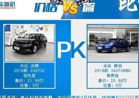 雅阁VS迈腾大比拼 车喇叭解析谁是中级车标杆!