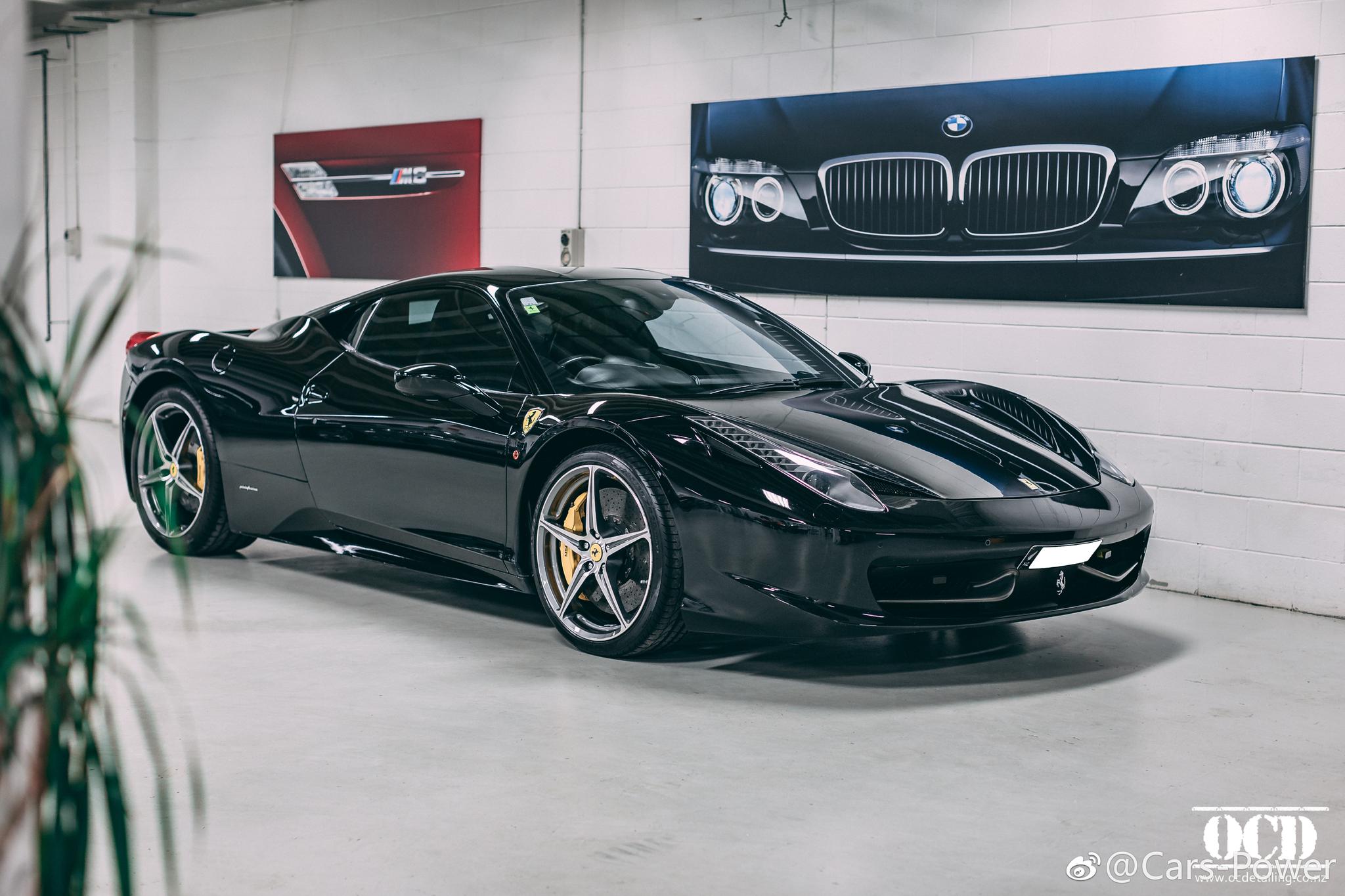 黑色靓马! 法拉利458 ltalia