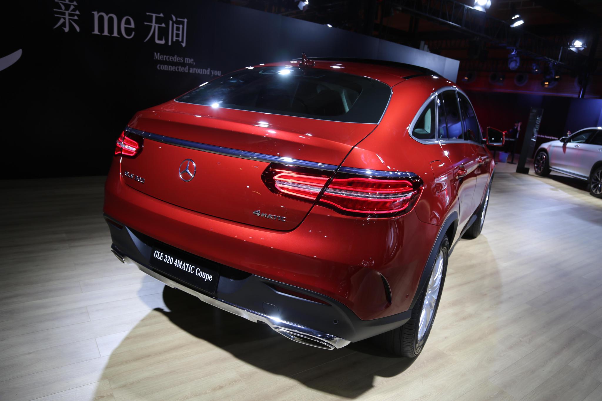 凌驾一切路况,奔驰 gle 320 coupe 轿跑suv,车展实拍!