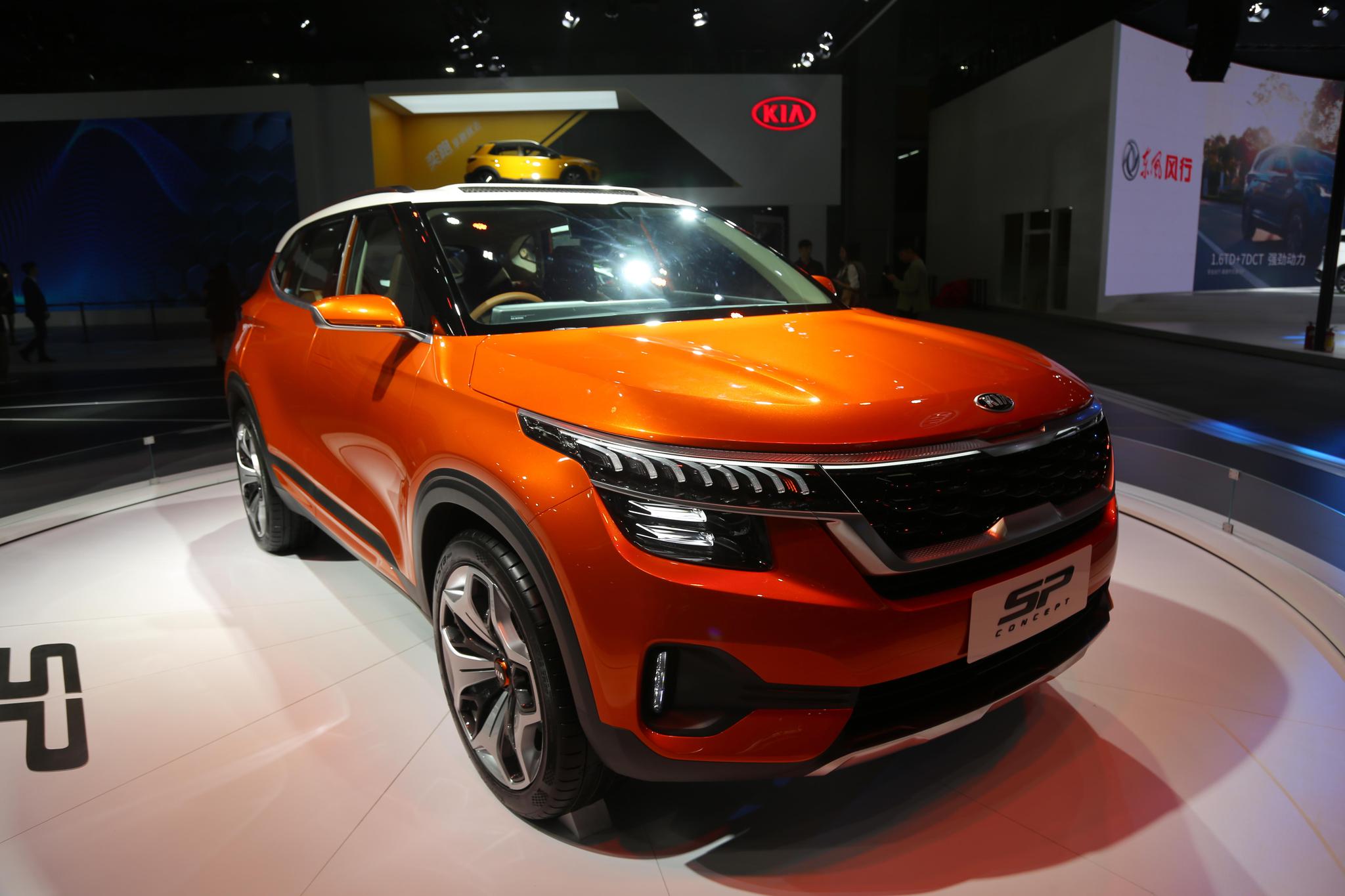 起亚SP概念车中国首发,2018广州国际车展实拍