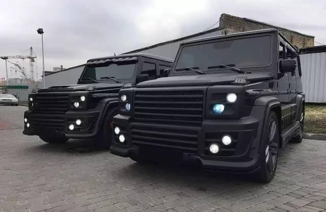 8只眼的黑盒子, 奔驰G级改装后变身社会大哥!