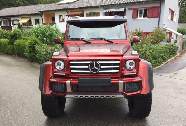 2015年日内瓦国际车展首次亮相奔驰G500 4×4²多少钱