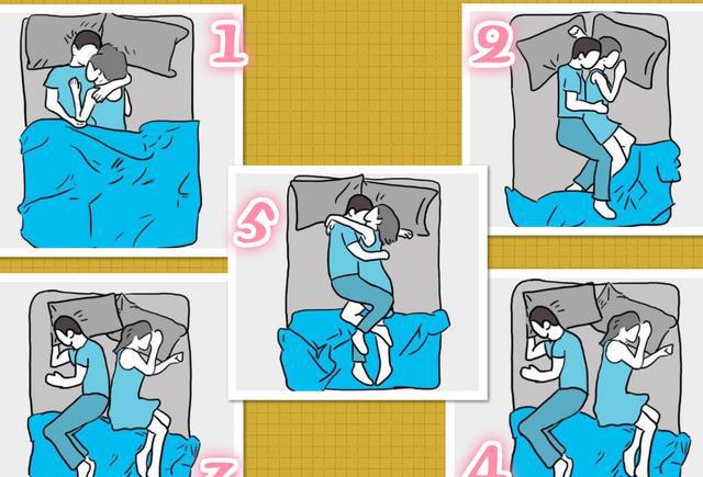 情侣感情考验:男女间体现感情的五种睡姿,看看你中了
