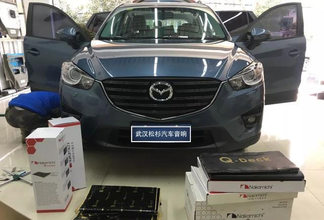 【马自达CX5】全车中道隔音，安静如斯武汉松杉汽车音响改装