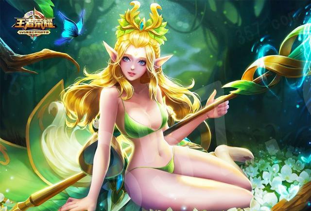 王者荣耀女英雄ps去衣图, 可爱并不污