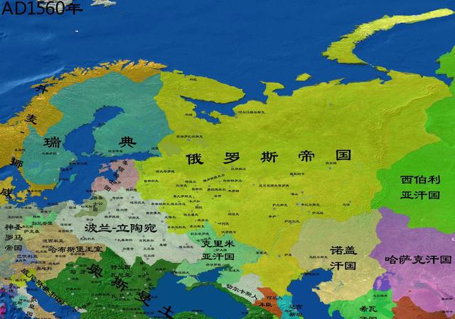 金帐汗国分裂成了多少个国家?