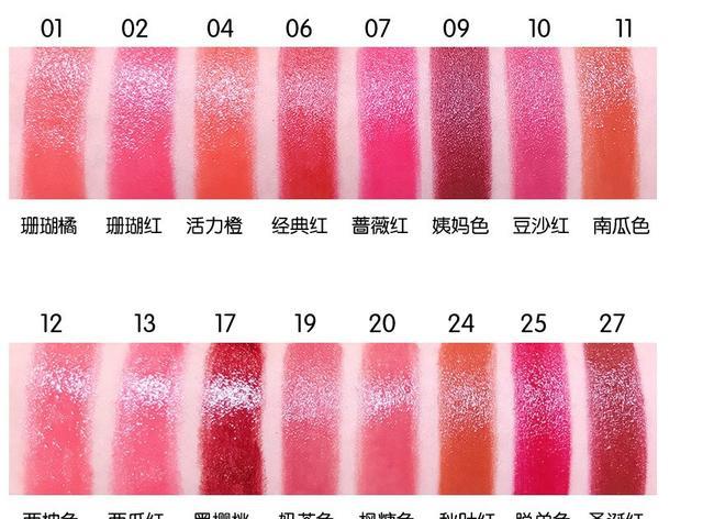 教你怎么去挑选一支喜欢的口红色号,国货之光