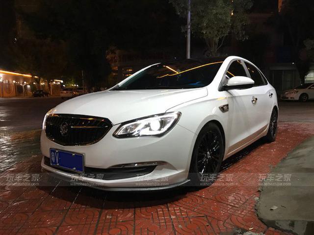别克英朗改装18款中网 l&t绞牙避震装车