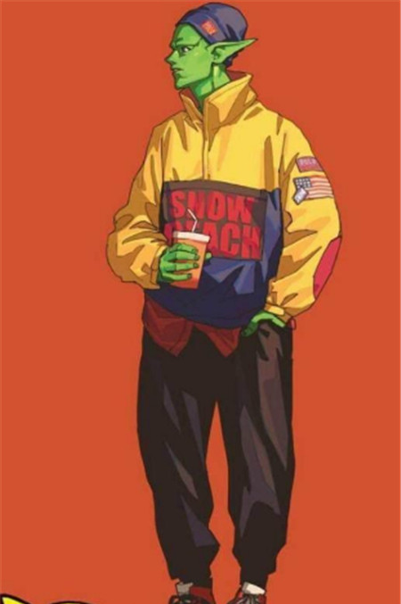 龙珠超,穿上潮流服装,网友,孙悟空的太爷爷,贝吉塔的老干爹