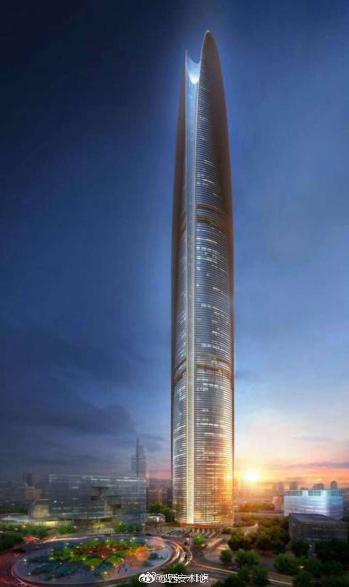 西安曲江将建701米超高摩天大楼 或为中国第一高
