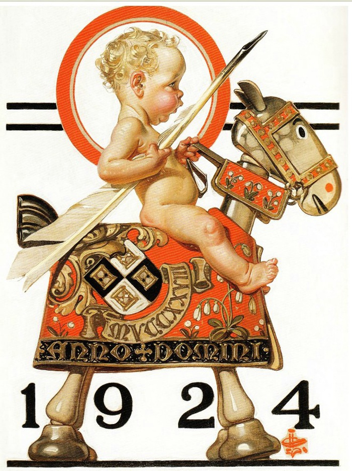 小天使们需要被守护美国插画大师 Joseph Chr