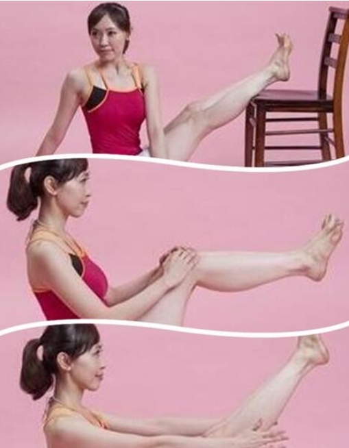 上课坐着怎么瘦腿?三个运动图解助你瘦!