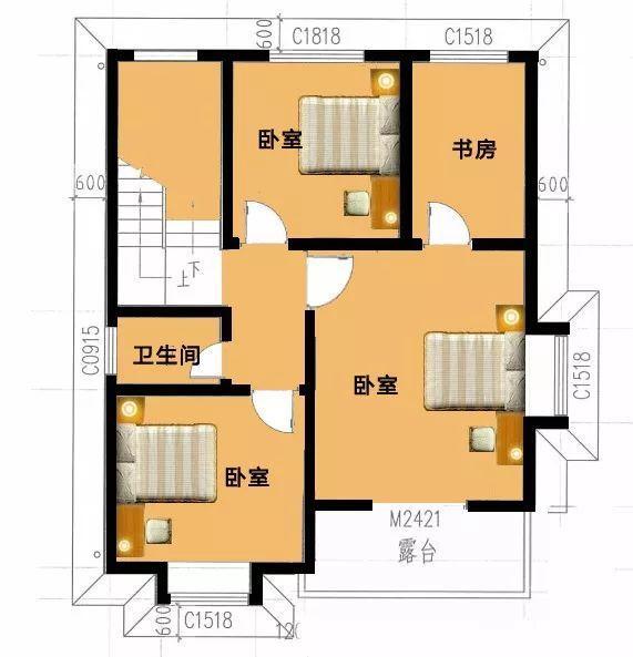5款80平的农村小别墅户型图,让你美不胜收