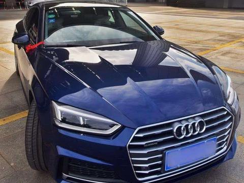 59万元落地奥迪A5轿跑, 黑色橡木内饰: 车钥匙让车主难以释怀