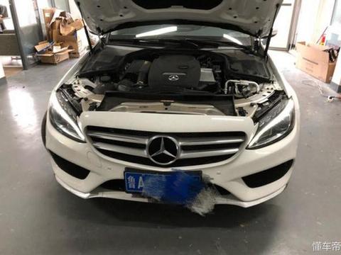 嫌奔驰C200不够个性，改装竖式中网，彷如马萨拉蒂上身帅到掉渣