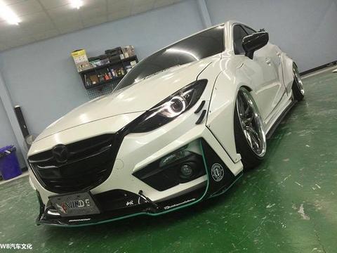 跟上横向发展的队形！马自达3昂克赛拉暴力改装案例