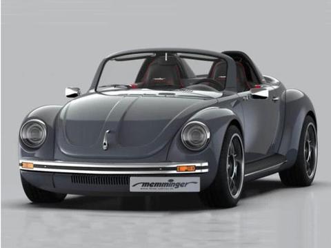 最复古的大众甲壳虫！双门双座敞篷设计，看起来酷似保时捷