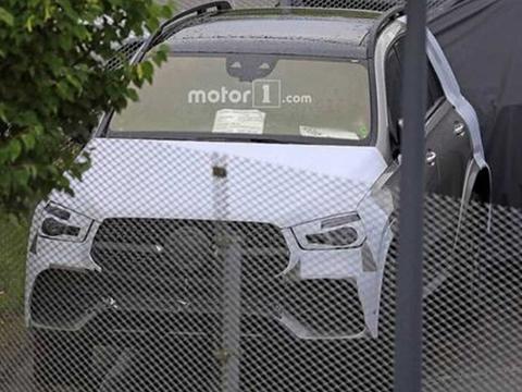 全新奔驰GLE无伪谍照 预计巴黎车展发布