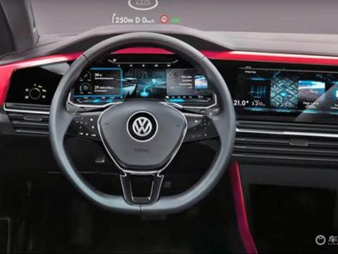 大众Golf 8或采用双屏座舱设计 明年6月量产