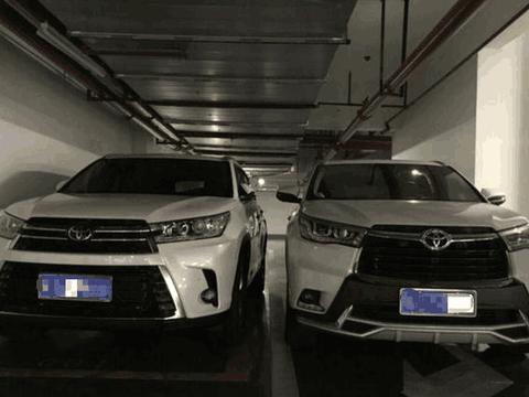 15款和18款代汉兰达停在一齐, 外观各具特色, 网友的评论出乎意料