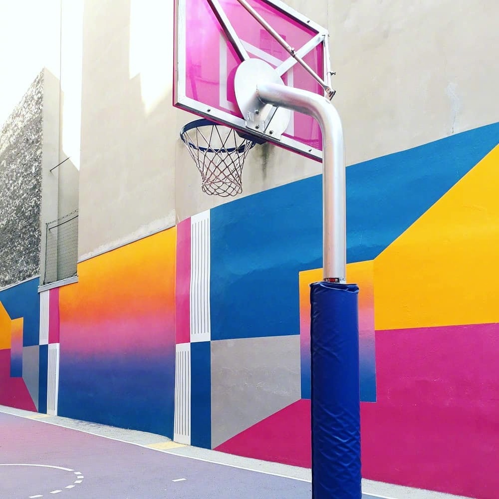 巴黎九区网红篮球场Pigalle Duperre,很酷炫了