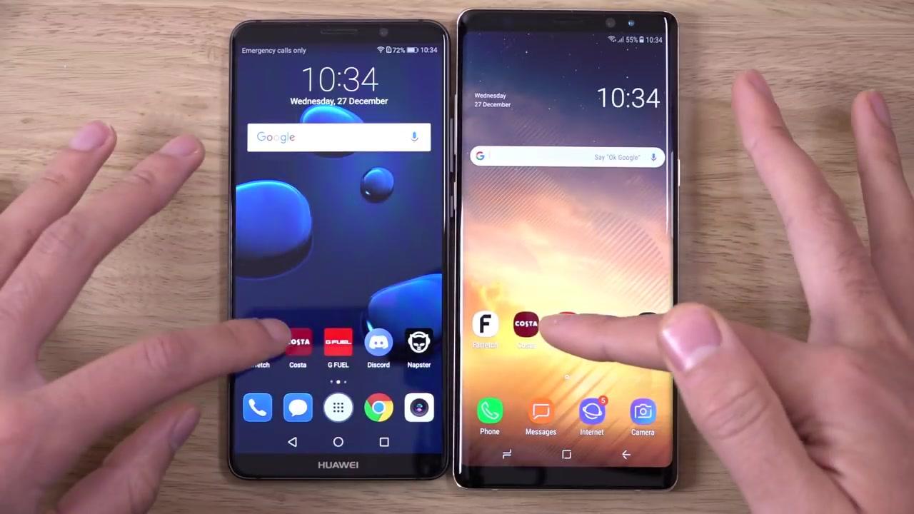 华为mate10pro手机,华为手机mate10pro 华为mate10 pro和三星note 8的对比,难道华为比不过三星?