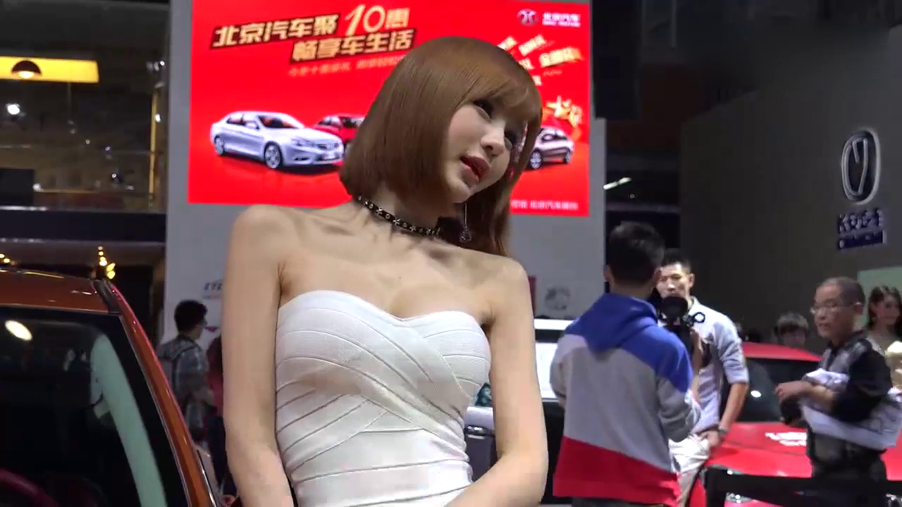 你没看到广州车展的这些车模，绝对后悔