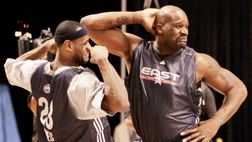 盘点nba球星球场玩脱时刻詹姆斯奥尼尔上榜